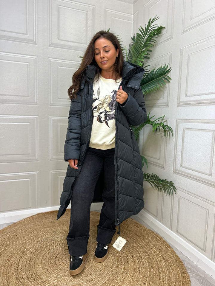 District Arosa Gun Metal Juice Coat