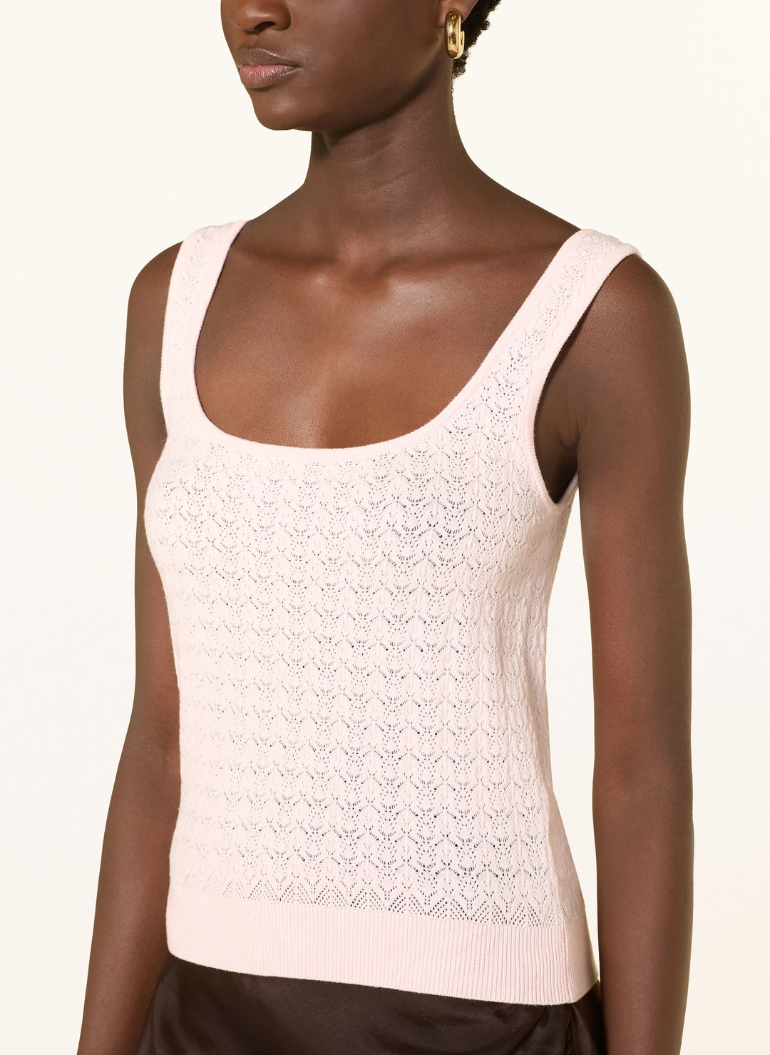 Guess Nina Pink Knitted Tank Top