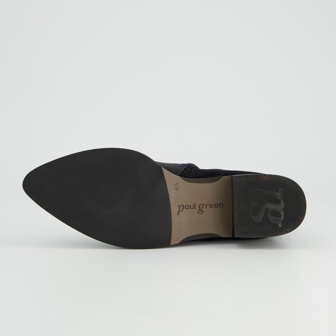 Paul Green Soft Suede Ocean Ankle Boot
