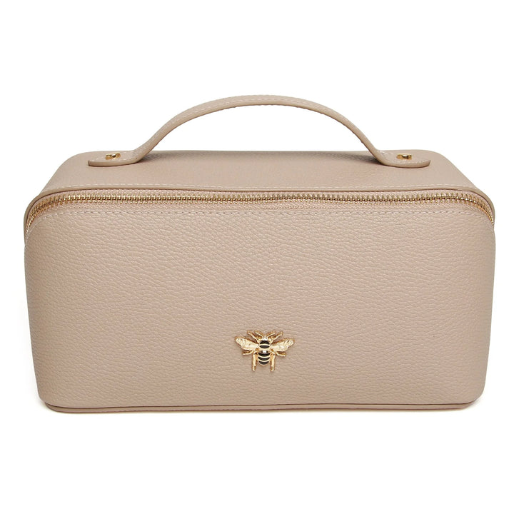 Alice Wheeler Train Case | Stone
