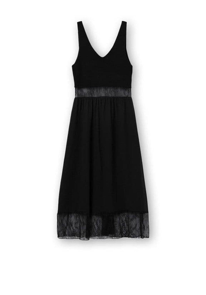 Tiffosi Leto Black Lace Dress