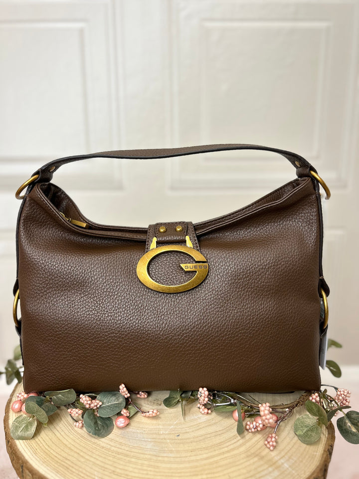 Guess Camden Espresso Shoulder Bag