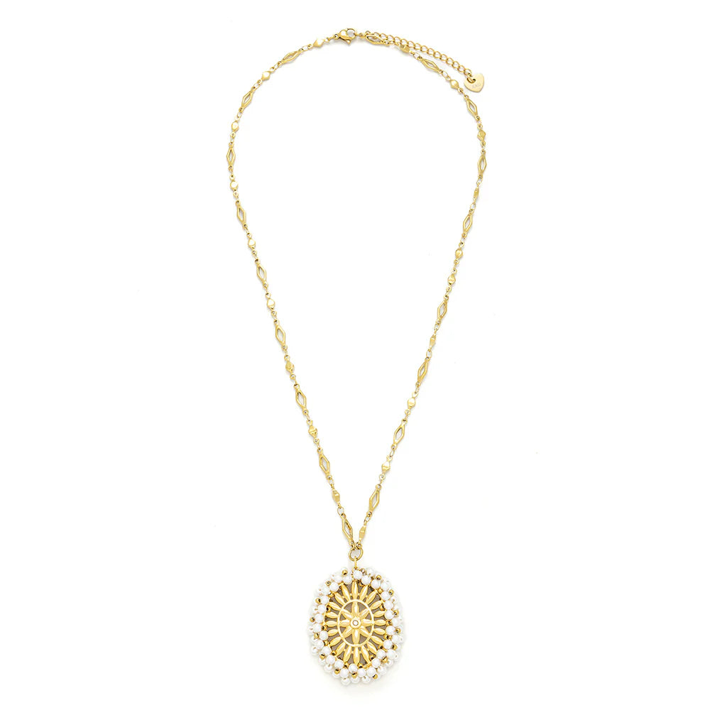 Knight &amp; Day Appoline Pearl Pendant