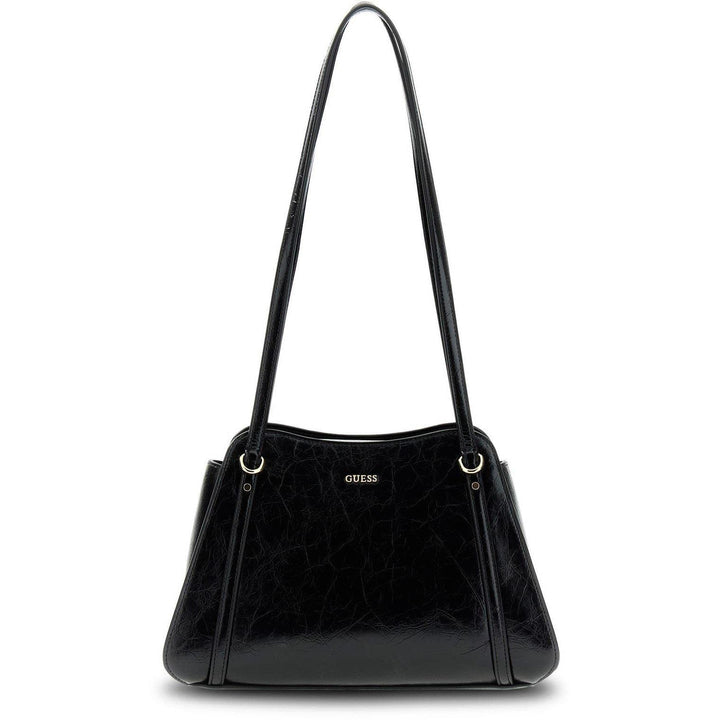 Guess Xena Satchel Shoulder Bag | Black