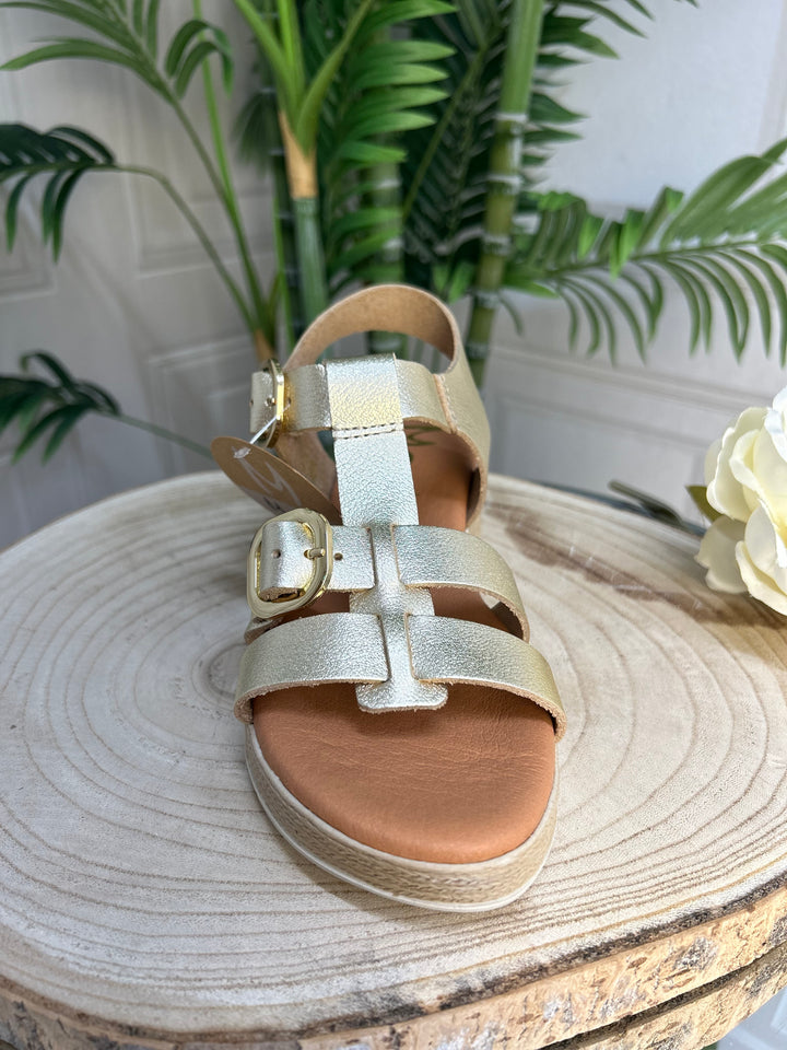 Marila Bamba Grain Champan Sandal