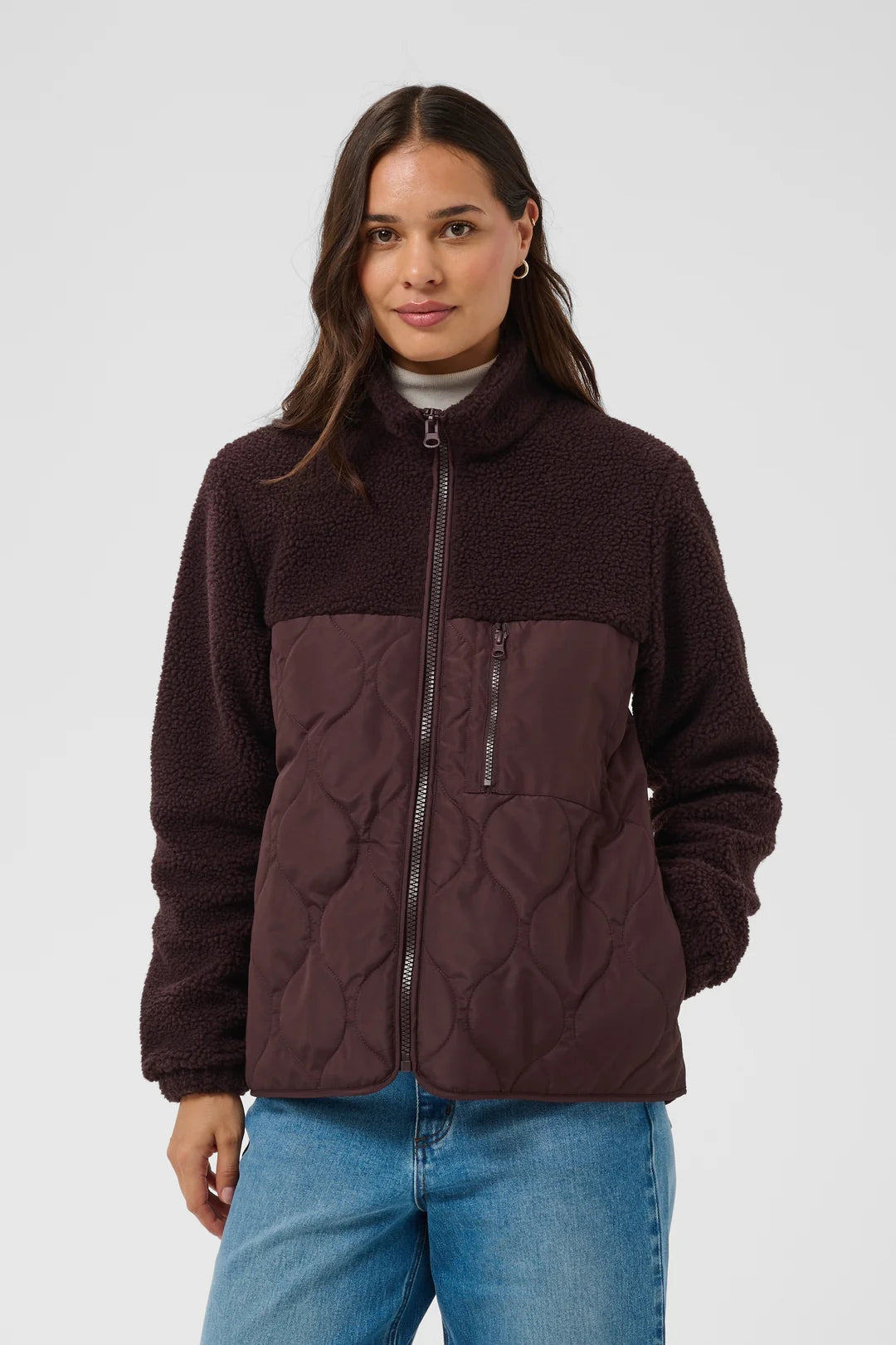 Kaffe KAgracelyn Jacket | Fudge