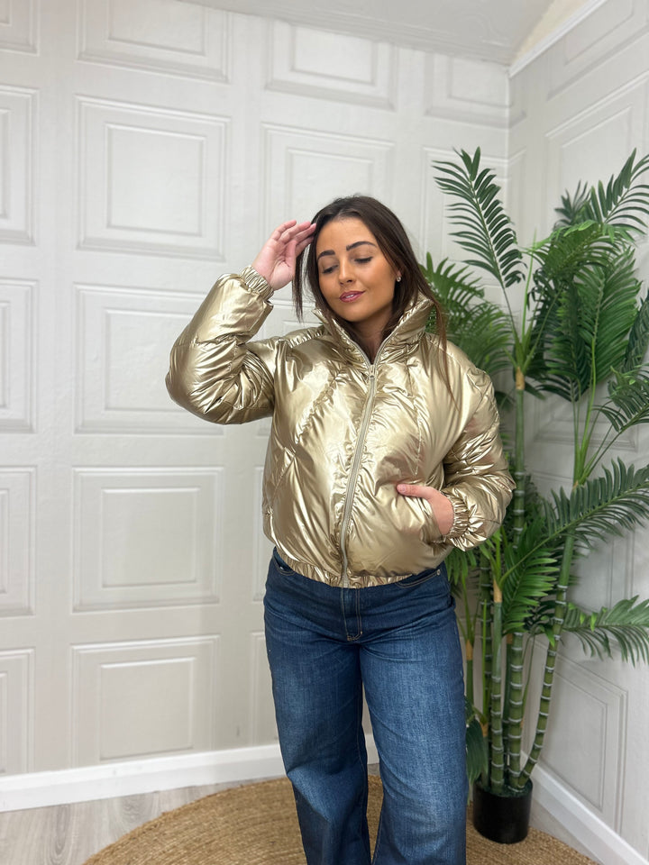 Goa Goa Ioana Gold Short Coat