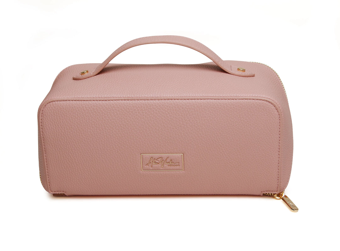 Alice Wheeler Train Case | Pink