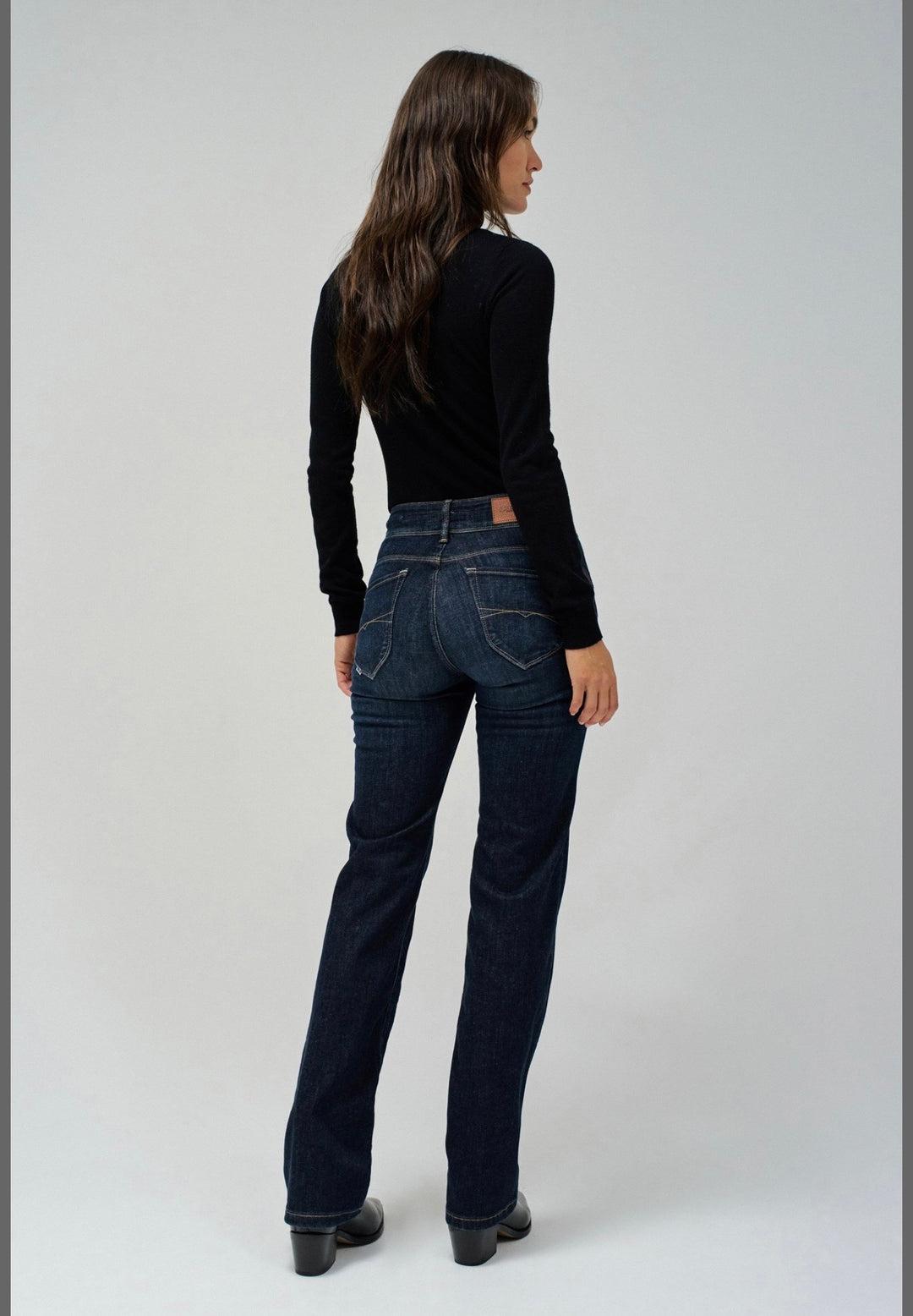 Salsa Secret Straight Dark Denim Jeans | 21009723853