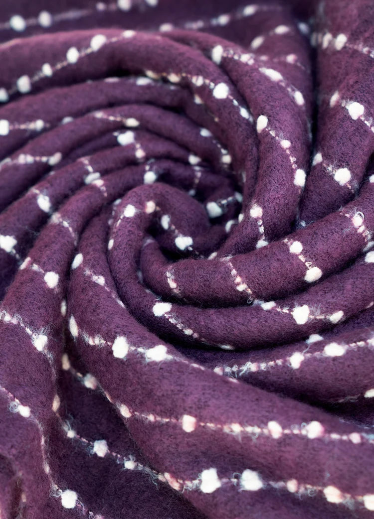 Powder Dakota Cosy Scarf | Damson