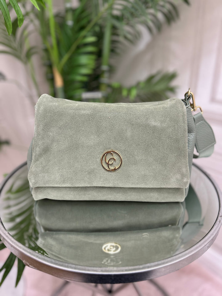 Carmela B. Serr. Kaki Handbag | 186201