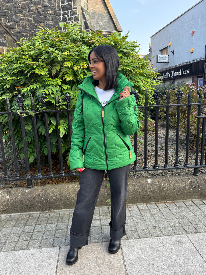 District Frejus Emerald Green Coat