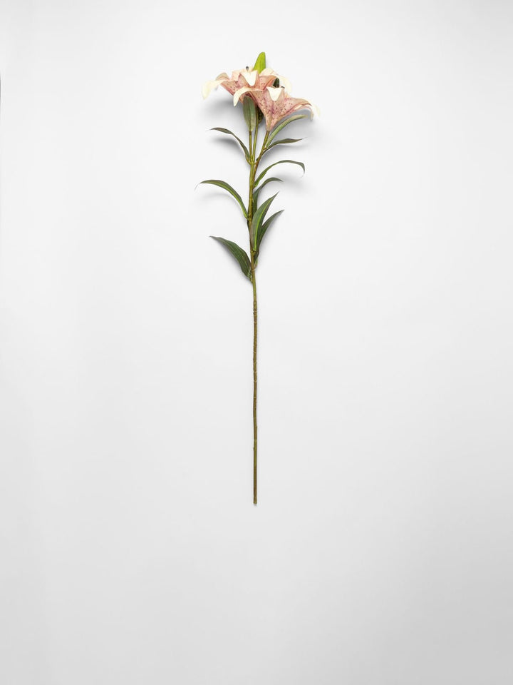 Artificial Pink/Cream Lily Spray
