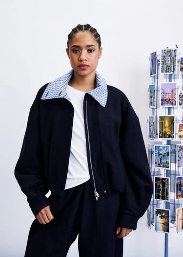 Frnch Maritsa  Bleu Marine Jacket