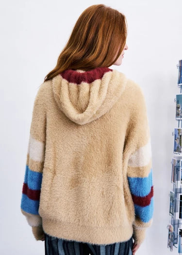Frnch Apollo Beige Cardigan