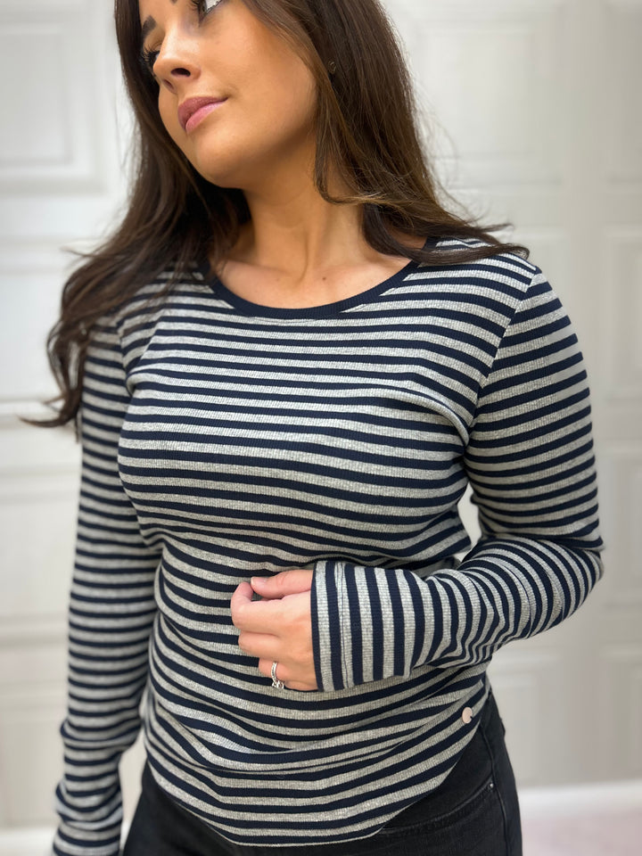 Numph Numelany Ls Blouse Dark Sapphire