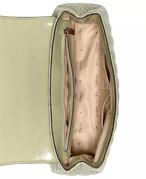 Guess Cheryl Convertible Body Flap Handbag | Sage