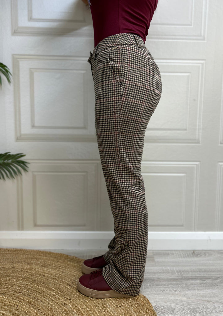 HV Society Fabiola Burgundy Trousers