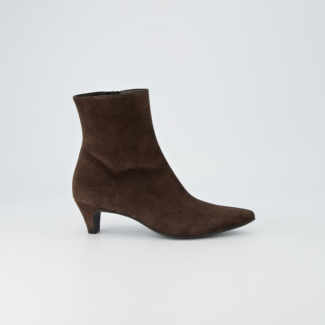 Paul Green Soft Suede Mocca Ankle Boot