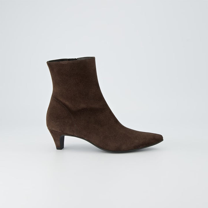 Paul Green Soft Suede Mocca Ankle Boot
