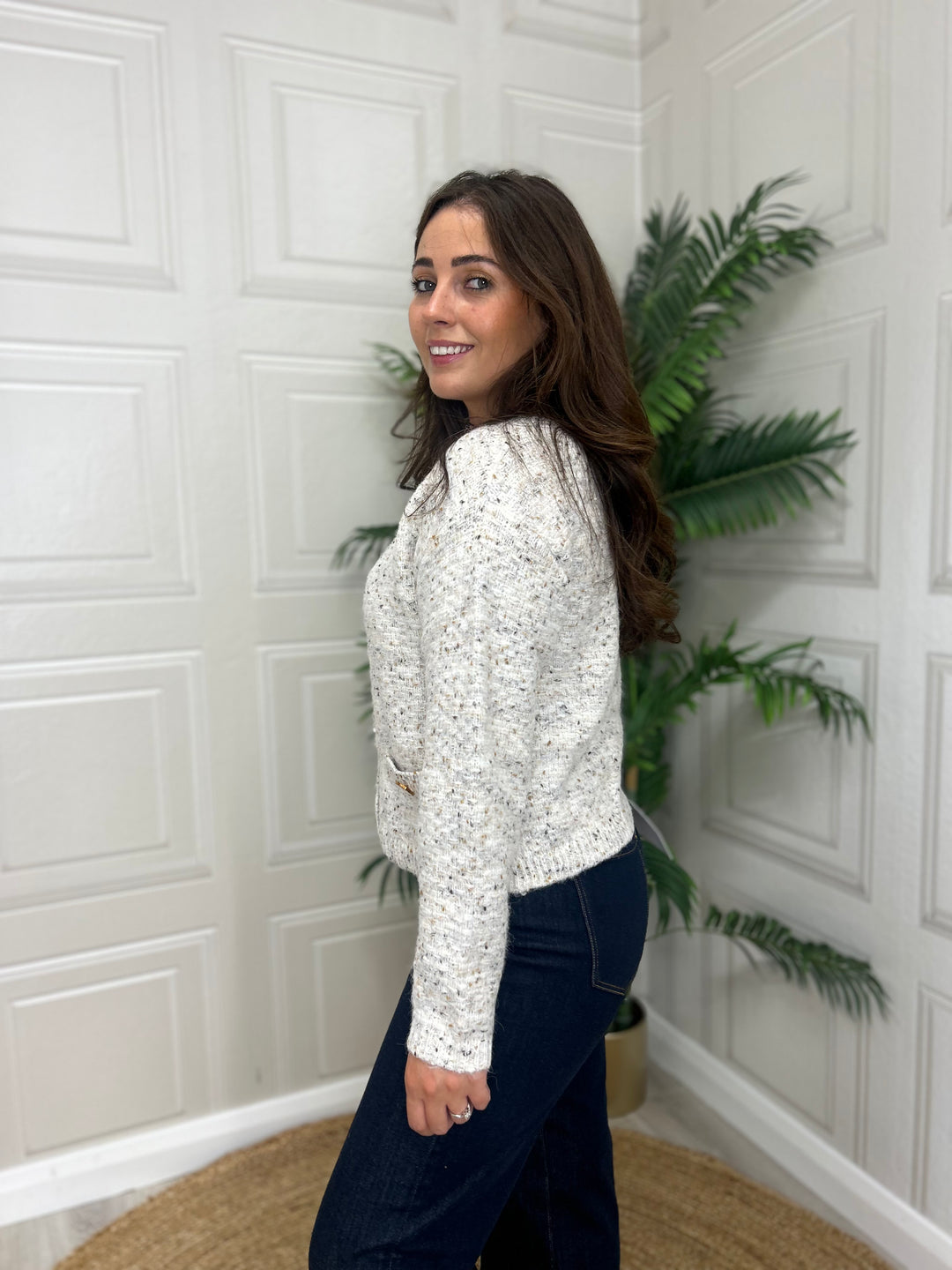 Tiffosi Diadem Cream Lady Cardigan