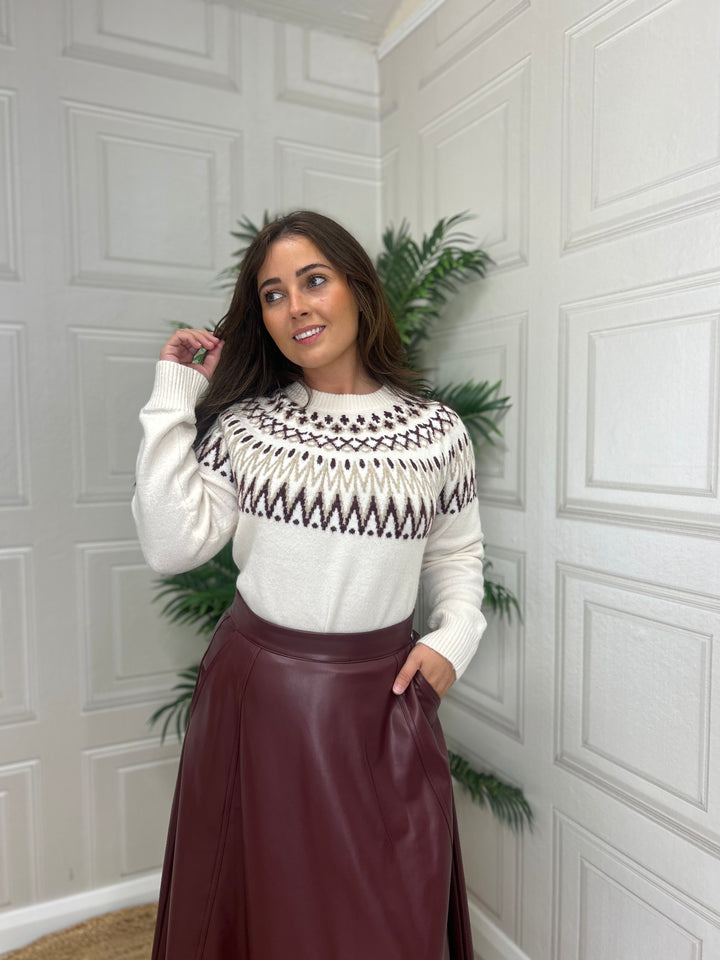 Tiffosi Alberta Cream Lady Sweater