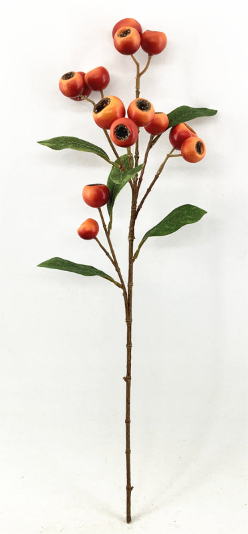 Artificial Vibrant Orange Berry Spray