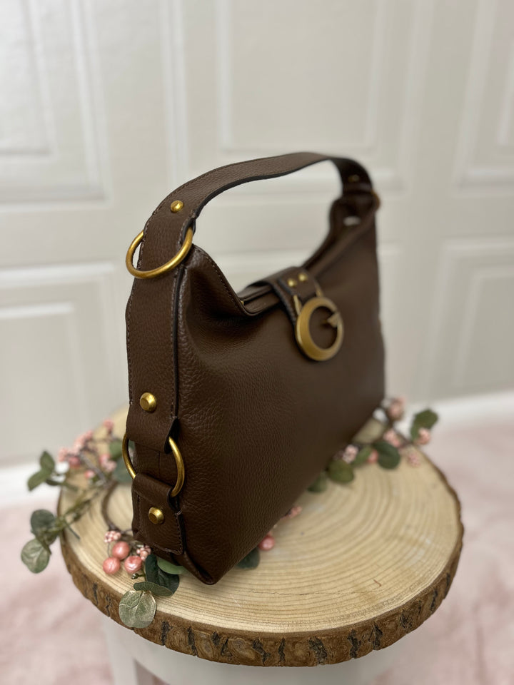 Guess Camden Espresso Shoulder Bag