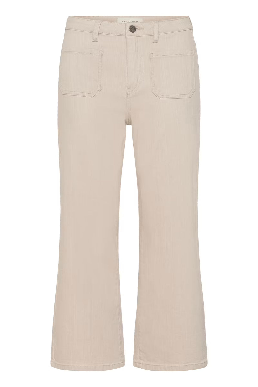 Kaffe Kabrook Cropped High Waist Jeans | Moonbean