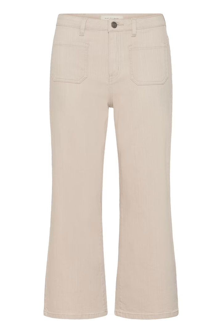 Kaffe Kabrook Cropped High Waist Jeans | Moonbean