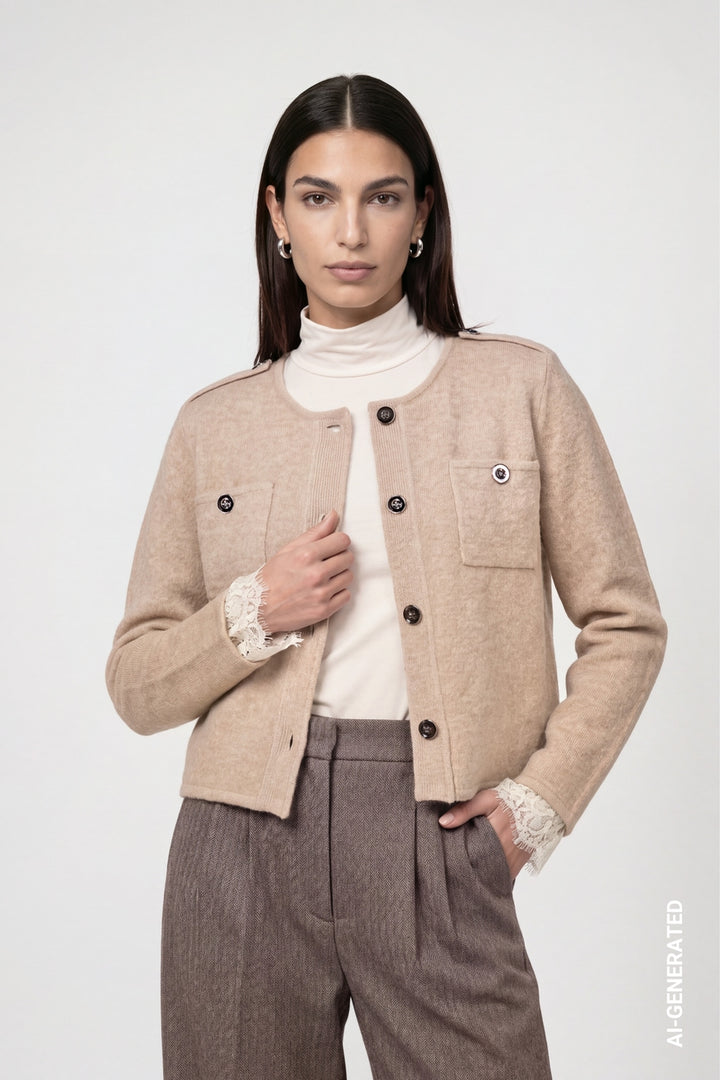 Monari Cardigan With Pockets | Sesame