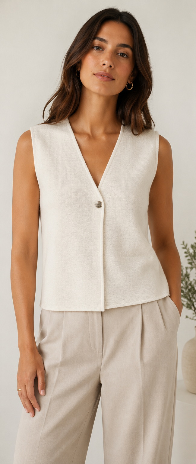 Goa Goa Jiuliette Waist Knit Coat Natural