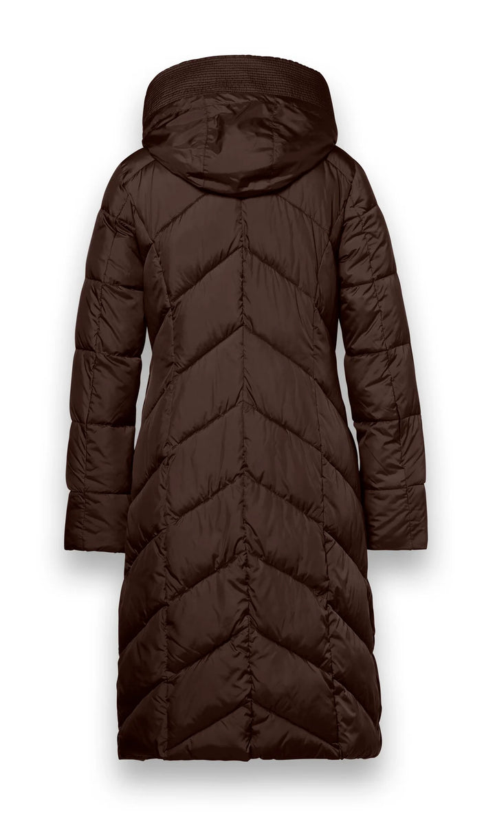 District Americano Coat | Cherry Chocolate