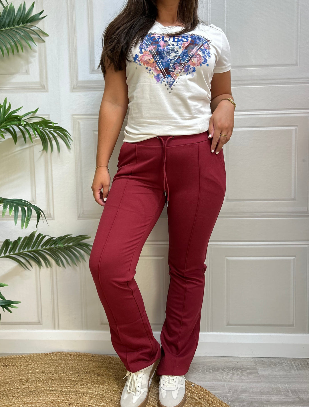 HV Society Ellis Burgundy Joggers