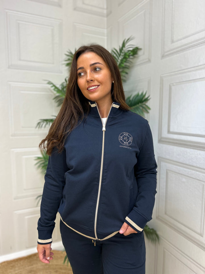 HV Society Verona Navy Zip Up Jacket