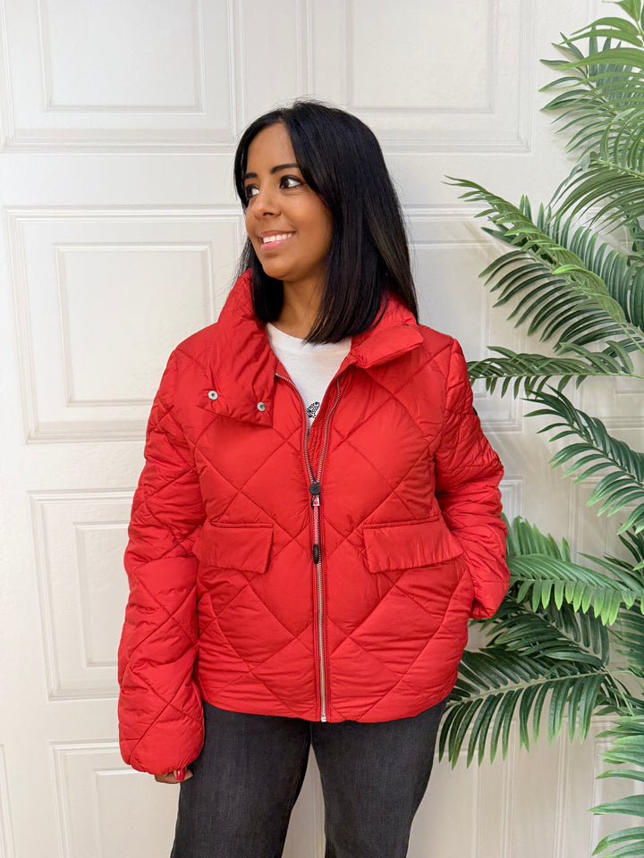 District Montreal Red Short Coat