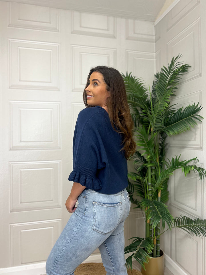 Costa Mani Jimmy Pullover Navy Blue
