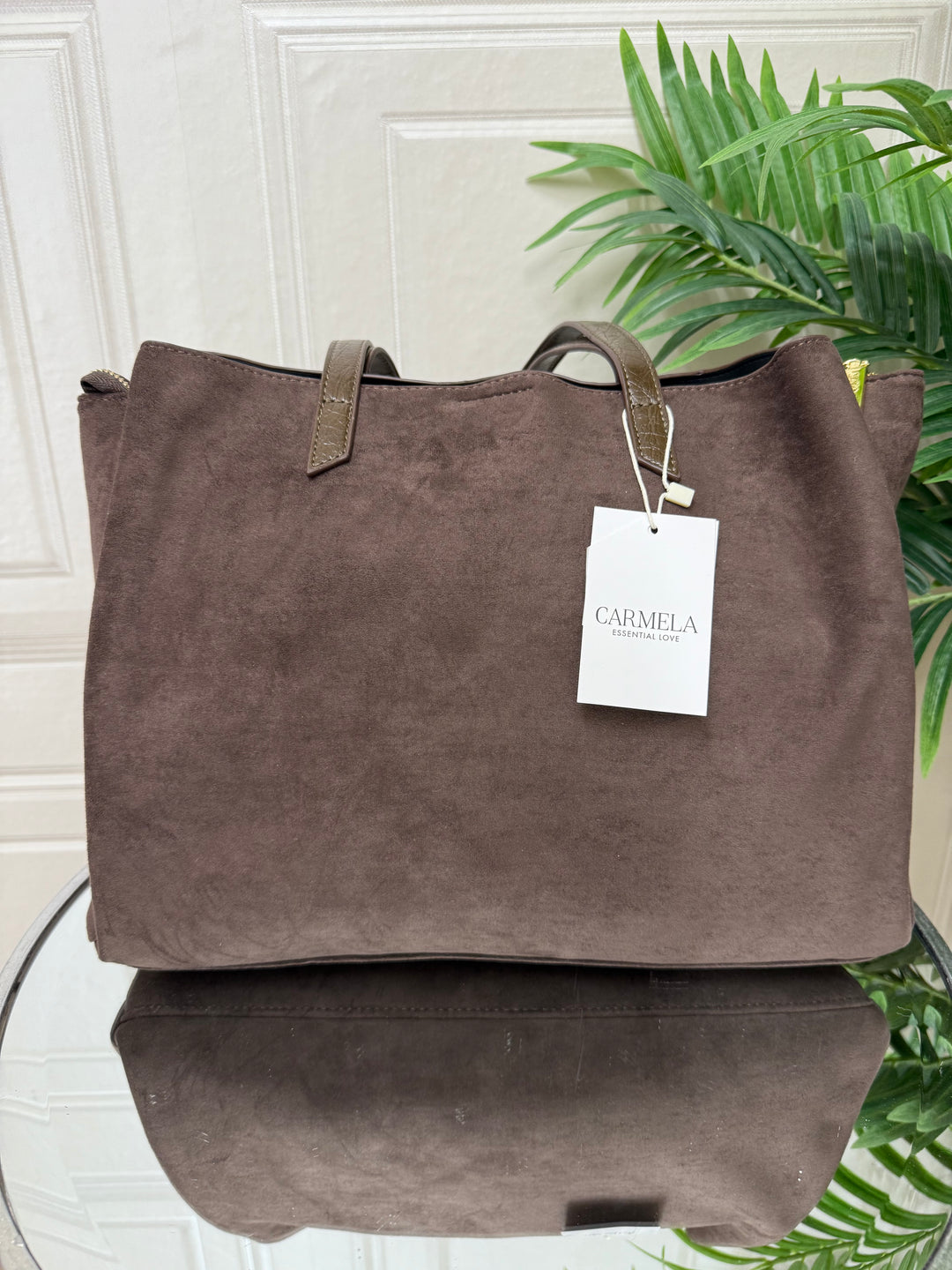 Carmela Animal/Chocolate Brown Bag 186183