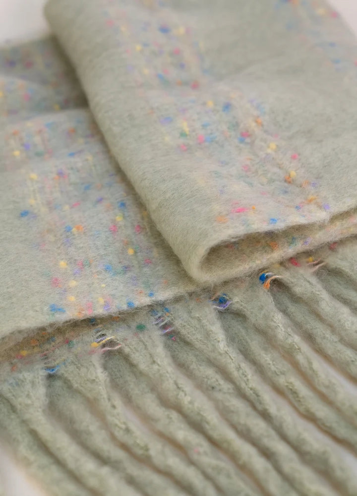 Powder Nancy Cosy Scarf | Soft Green