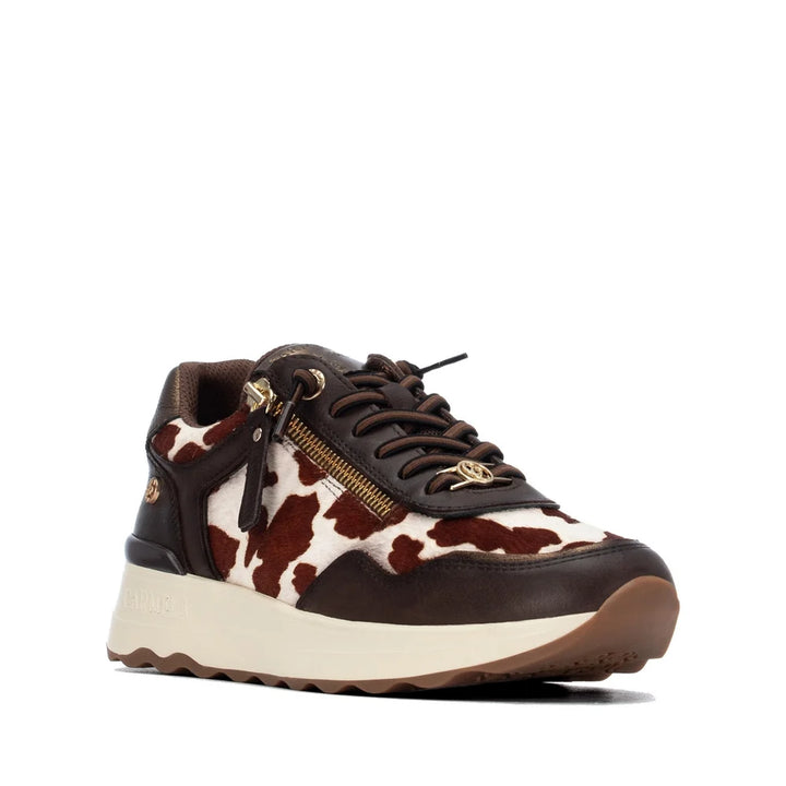 Carmela Zapato Piel Marron Sneaker | 16436002