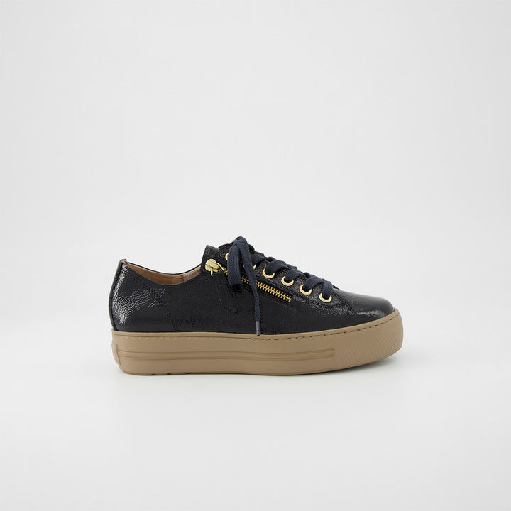 Paul Green Knautschlack Dark Ocean Sneaker