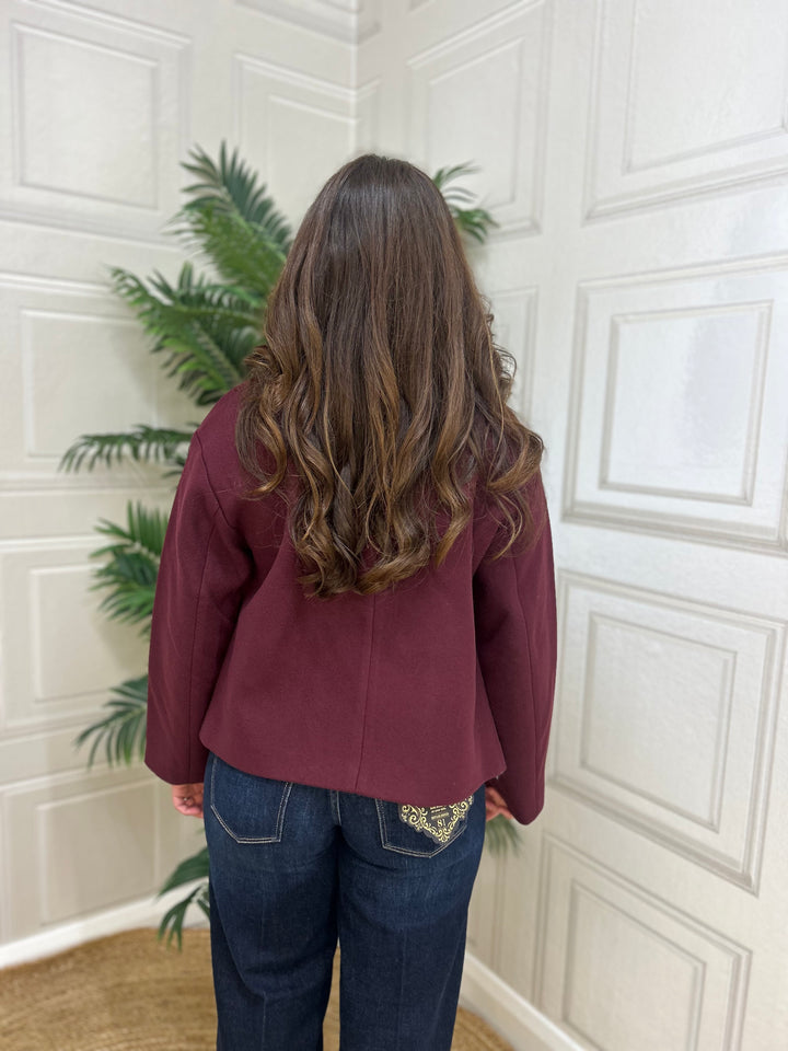 Tiffosi Navy_2 Burgundy Jacket