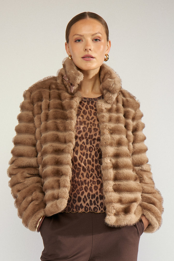 Numph Nuvita Jacket Silver Mink