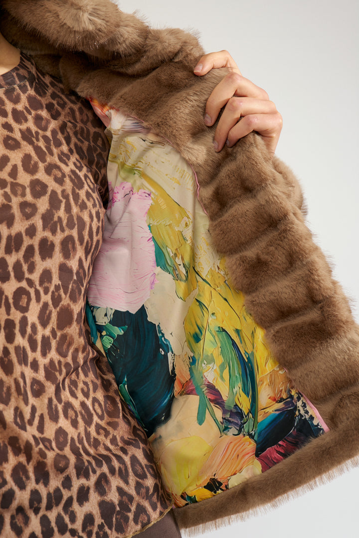 Numph Nuvita Jacket Silver Mink