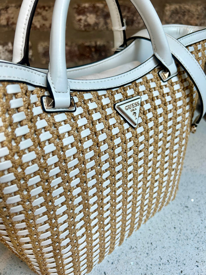 Guess Alalia Large Natural/White Bag