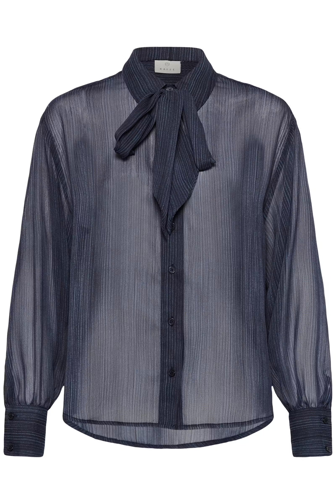 Kaffe Kalouisa Shirt | Blue Blurry Stripe