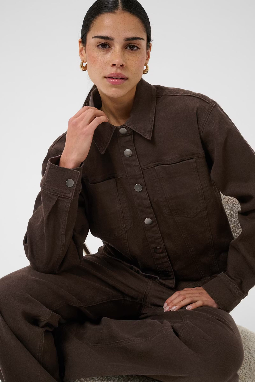 Kaffe Kabrook Coffee Bean Shirt
