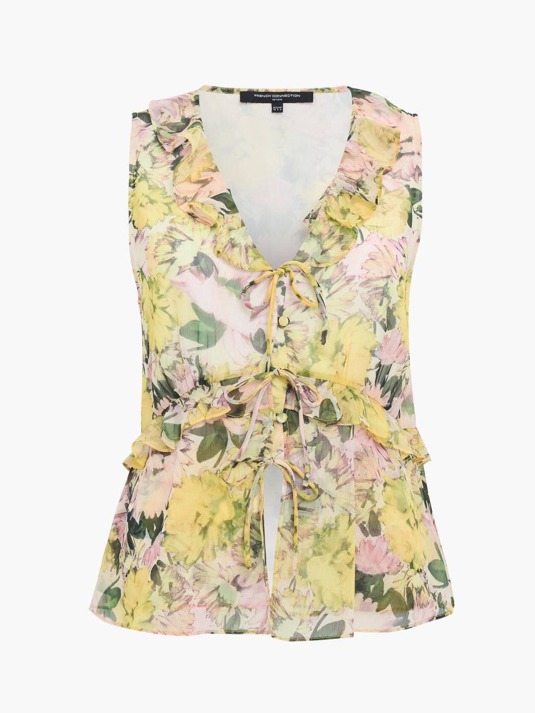 French Connection Carla Printed Sleeveless Top