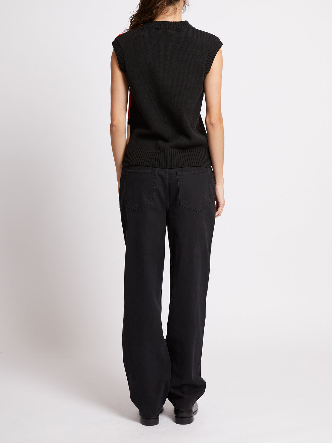 French Connection Varli Colour Blocking Knit Vest
