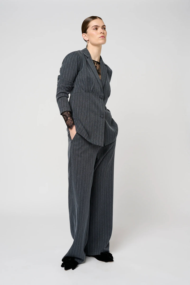 Costa Mani Grey Pin Elliot Pants
